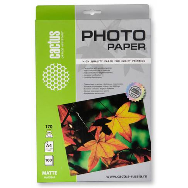 Фотобумага Cactus CS-MA4170100
