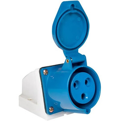 Розетка стационарная наружная EKF 123 2Р+РЕ 32А 220В IP44 PROxima