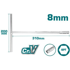 Ключ торцевой Т-образный Total THTSW0806