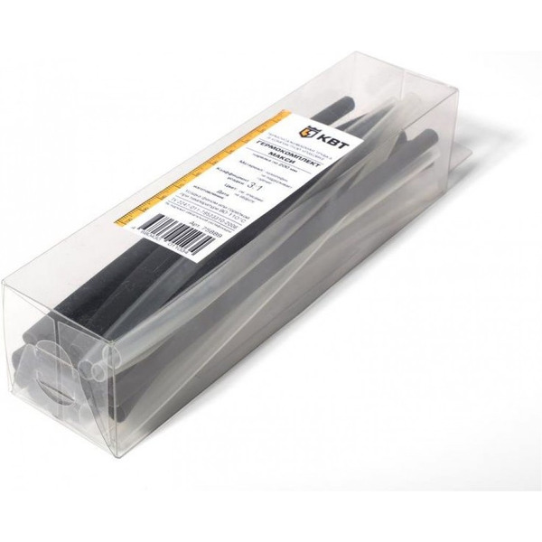 Набор термоусадочных трубок КВТ Гермокомплект макси 75889