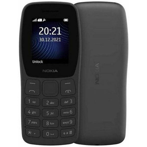 Телефон Nokia 105 Dual sim TA-1416 (темно-серый)
