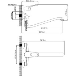 Смеситель AV Engineering AVBAS7-A294-421