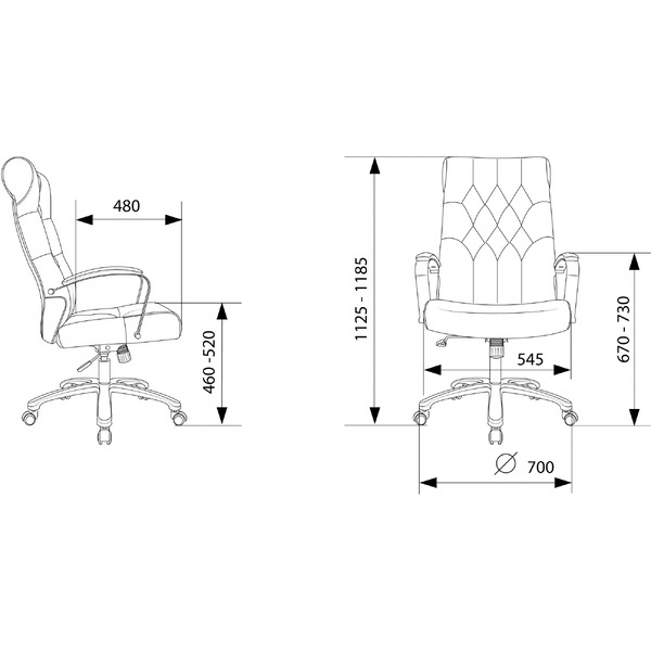 Кресло Бюрократ T-9928SL Fabric (серый)