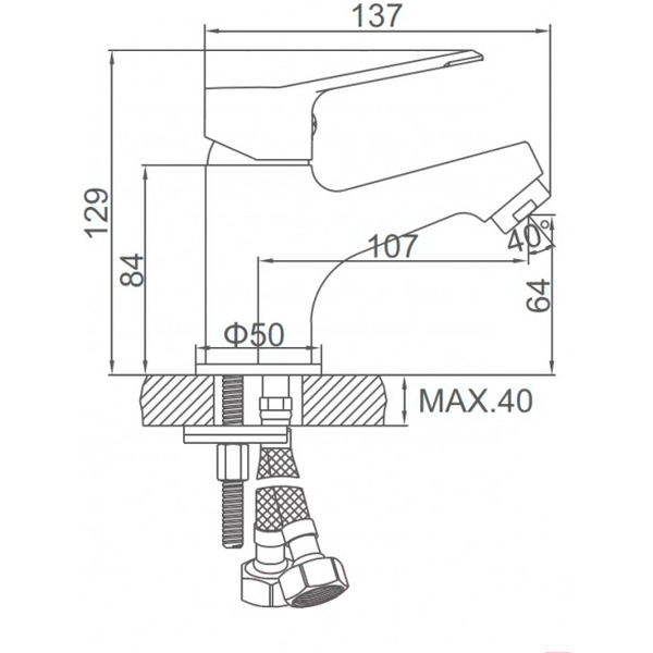 Смеситель Ledeme L1061