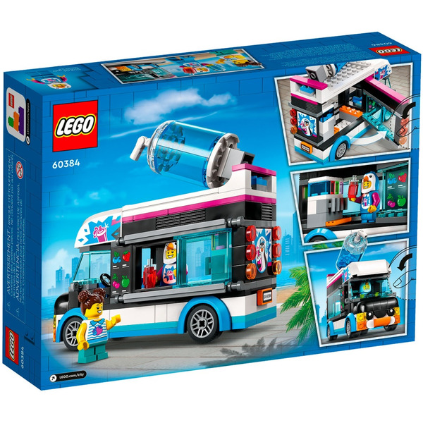 Конструктор LEGO City 60384 Фургон для шейков Пингвин