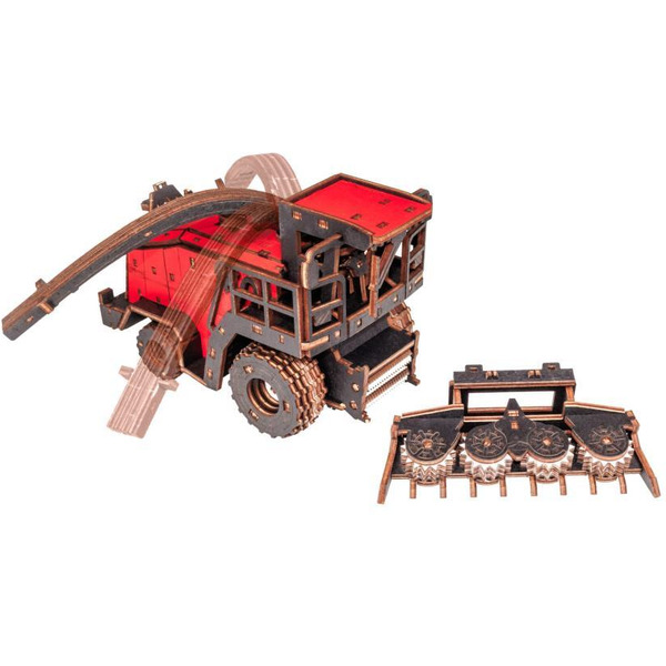 Сборная модель EWA Кормоуборочный комбайн FS80 PRO с жаткой ЖКС-4.5