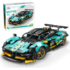 Игрушка конструктор MOYU Aston Martin Valkyrie MY88321 (с пультом дистанционного управления и набором электродвигателей)