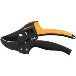Секатор контактный FISKARS PowerStep с храповым механизмом (1000575)