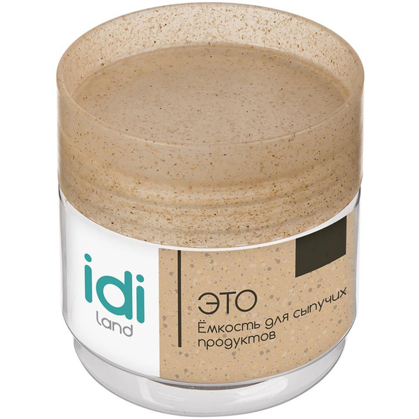 Емкость для сыпучих продуктов IDILAND Palermo 221116001/02 (бесцветный)