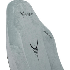 Кресло игровое Knight N1 Fabric Light-28 (1626368) серо-голубой