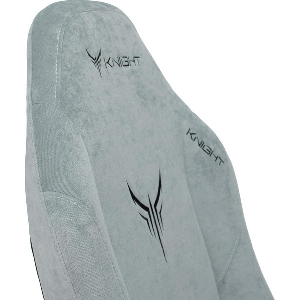 Кресло игровое Knight N1 Fabric Light-28 (1626368) серо-голубой