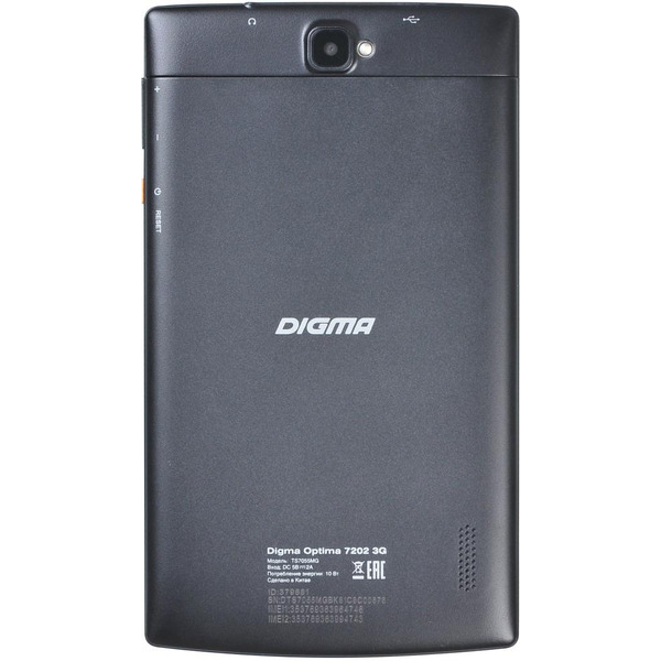 Планшет DIGMA Optima 7202 Black