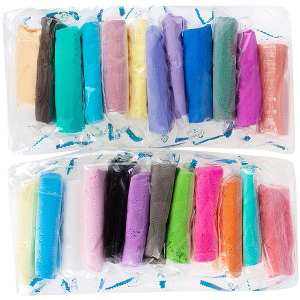 Набор для детской лепки GENIO KIDS-ART "Лёгкий пластилин 24 цветов" TA1726