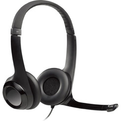 Наушники с микрофоном Logitech H390 981-000803 Black