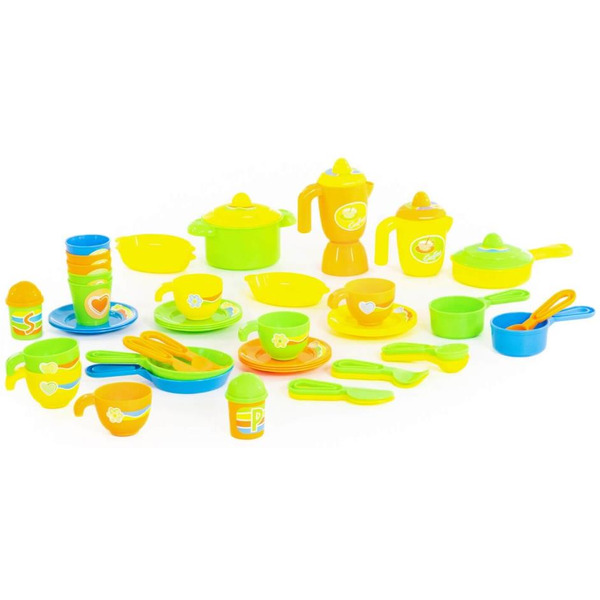 Набор игрушечной посуды Полесье 67906 (50 элементов)