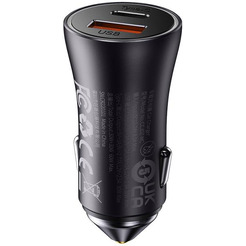 Автомобильное зарядное устройство Baseus Golden Contactor Max Dual Fast Charger Car Charger U+C CGJM000113