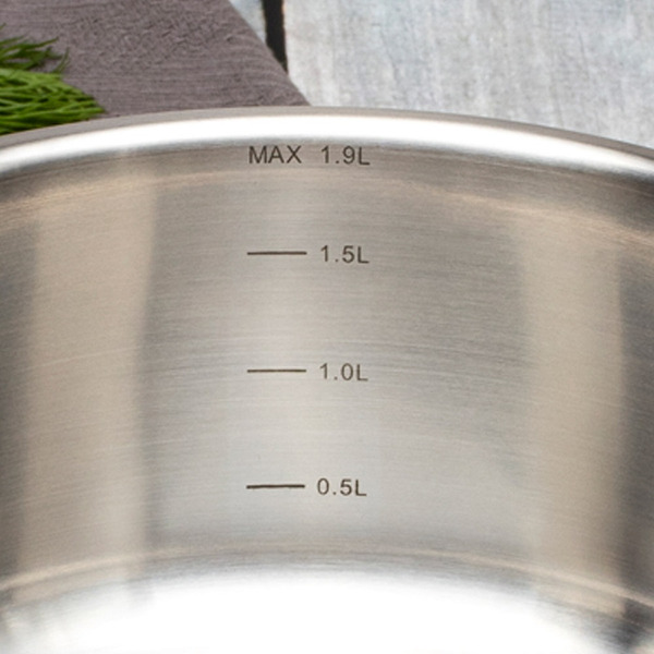 TR-17307 Кастрюля с крышкой 1.9л Taller