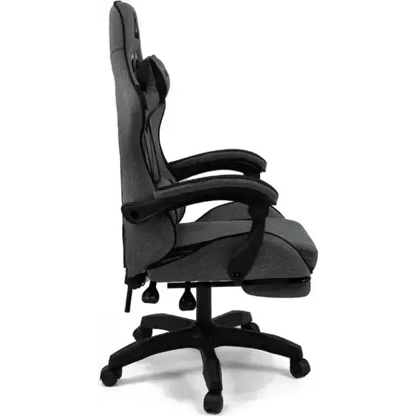 Кресло офисное King Style FK-31 Anklav Fabric Black (светло-серый/черный)