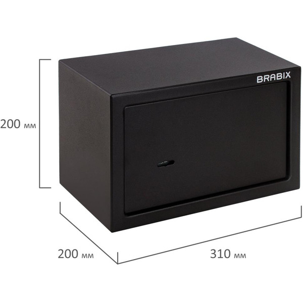 Сейф мебельный BRABIX SF-200KL (291144)
