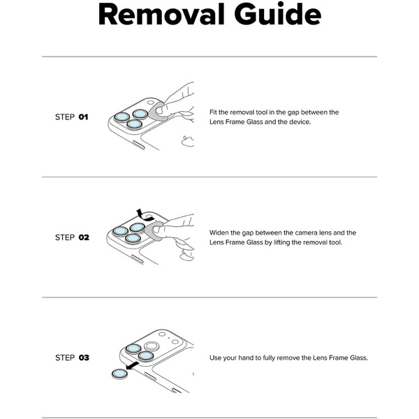 Защитное стекло Ringke CAMERA LENS FRAME 2шт для Nothing Phone (3)