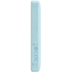 Внешний аккумулятор Baseus Magnetic Wireless PPCX020003 6000mAh (голубой)