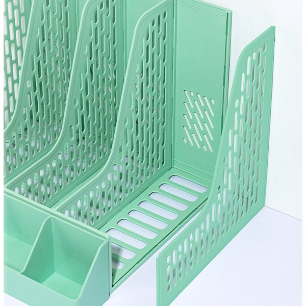 Лоток-органайзер для бумаг и канцелярских принадлежностей DELI PB106GREEN