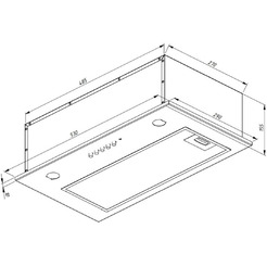 Вытяжка Akpo Micra Twin 50 wk-7 (белый)