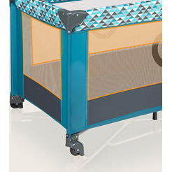 Кровать-манеж Lionelo Stefi (Green Turquoise)