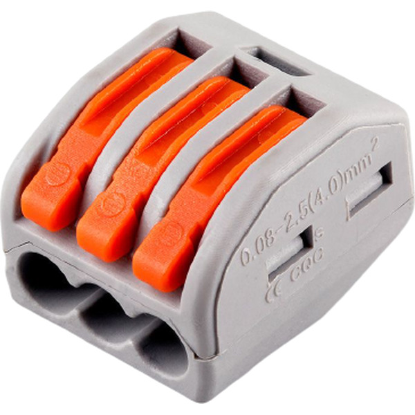 Строительно-монтажные клеммы 3-проводные Feron LD222-413 32421 (5 шт)