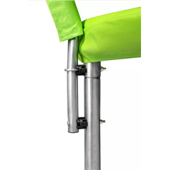 Батут Alpin ASK-312 SKY Carbon inside зеленый (с защитной сеткой и лестницей)