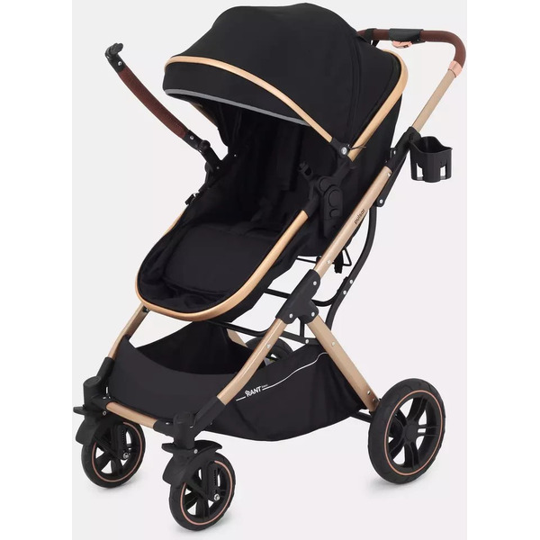 Детская универсальная коляска Rant Basic Pulsar Gold 2 в 1 RA160 (черный)