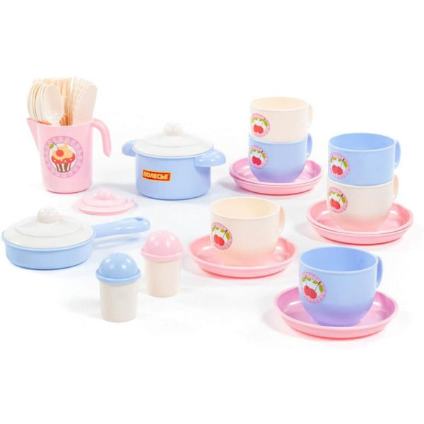 Набор игрушечной посуды Полесье Хозяюшка 80165 (на 6 персон