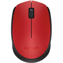 Мышь Logitech M171 (красный/черный)
