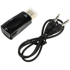Переходник HDMI-VGA ExeGate EX-HDMIM-VGAF-C (19M/15F+ audio) EX284927RUS