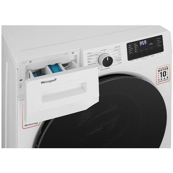 Стиральная машина WEISSGAUFF WM 61212 DC Inverter Steam