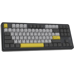 Клавиатура AJAZZ AK870 Gift Switch (черный/серый/желтый)