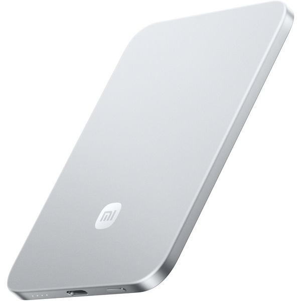 Внешний аккумулятор Xiaomi UltraThin Magnetic Power Bank 5000 15W MDY-20-EB BHR08Z2GL (серебристый)