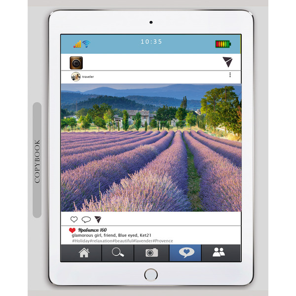 Тетрадь ПРОФ-ПРЕСС 48 л Планшеты, клетка, мелов. обл., лен 48-2937