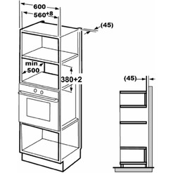 Встраиваемая микроволновая печь EXITEQ EXM-105