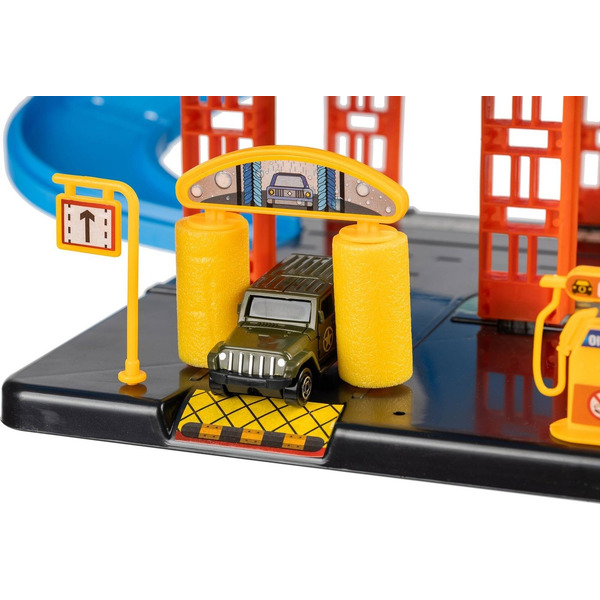 Паркинг игрушечный Labalu P9588A-1 / 5-уровневый с дорогой и автомобилями (голубой)