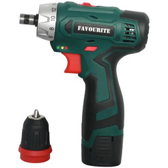 Дрель-шуруповерт Favourite DC-12MF с 2-мя АКБ, кейс