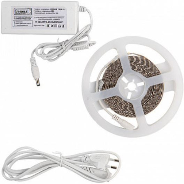 Лента светодиодная General Lighting Systems GLS-2835-120-9.6-12-IP20-PRO-3-5-KIT 501022