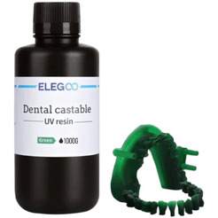 Фотополимерная смола Elegoo Dental Castable UV 50.103.0064 (зеленый)