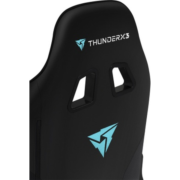 Кресло компьютерное THUNDERX3 BC3 Classic Black-Cyan AIR