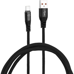 Кабель Digma DG-USBA-С-1M-27W USB Type-A - USB Type-C (1 м, черный)