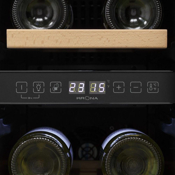 Встраиваемый винный шкаф Krona BADEN 82/17 BL (KRWF004)