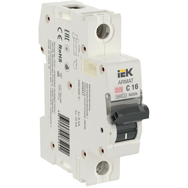 Выключатель автоматический IEK AR-M06N-1-C016