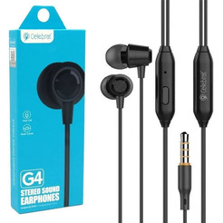 Наушники с микрофоном Celebrat G4 (черный)