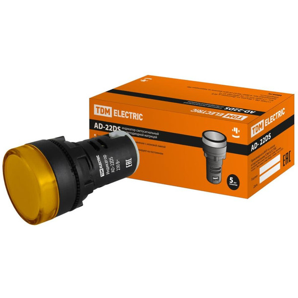 Лампа сигнальная TDM AD-22DS(LED) SQ0702-0003