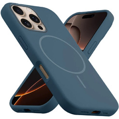 Бампер Bingo Silicone Magnetic для APPLE iPhone 16 Pro Синий